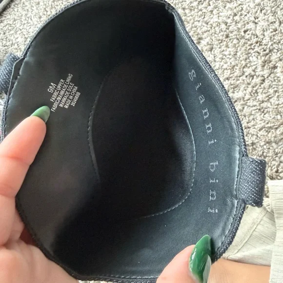 Gianni Bini Blue Jean Boots with Multicolor Accents - Picture 4 of 4